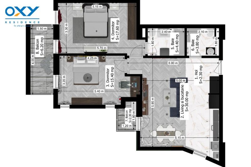 Rahova, Oxy Residence, 3 camere 85 mp mega discount